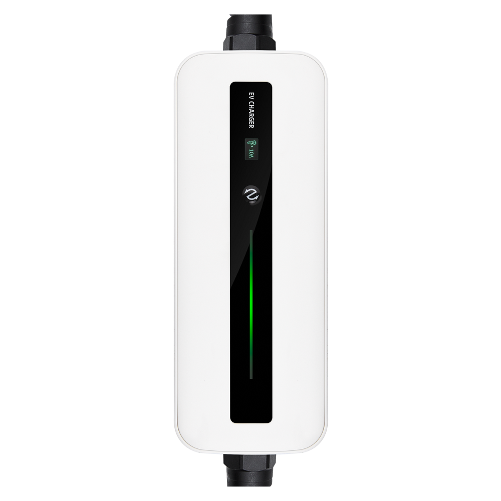 Besen Mobile Charger White with LCD Type 2 to Schuko